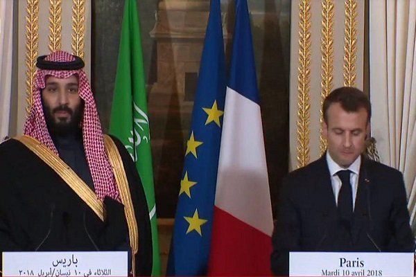 رئیس جمهور فرانسه با ولیعهد سعودی دیدار می‌کند