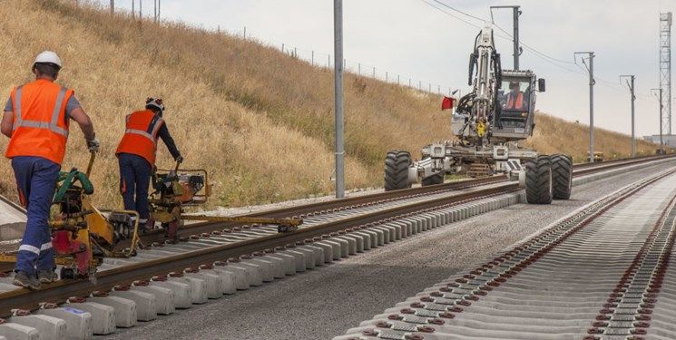 پیشرفت مطلوب عملیات احداث راه‌آهن چابهار - زاهدان