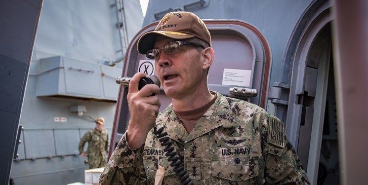مرگ ناگهانی فرمانده ناوگان دریایی ارتش آمریکا در غرب آسیا
