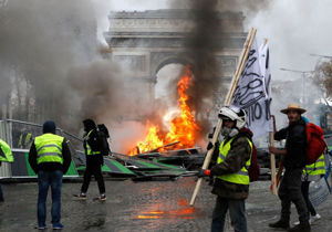 حمایت ۷۲ درصد فرانسوی‌ها از اعتراضات ضد سرمایه‌داری 
