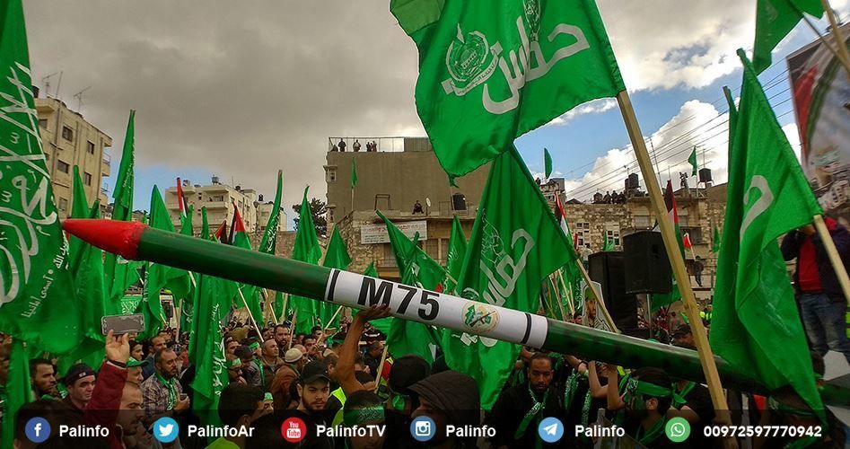 برگزاری مراسم سی و یکمین سالروز تاسیس حماس در ۱۶ دسامبر
