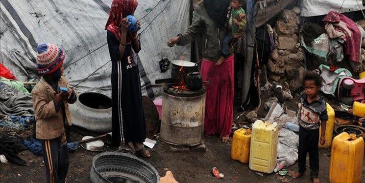  شرایط دشوار زندگی هزاران آواره یمنی در استان "حجه"