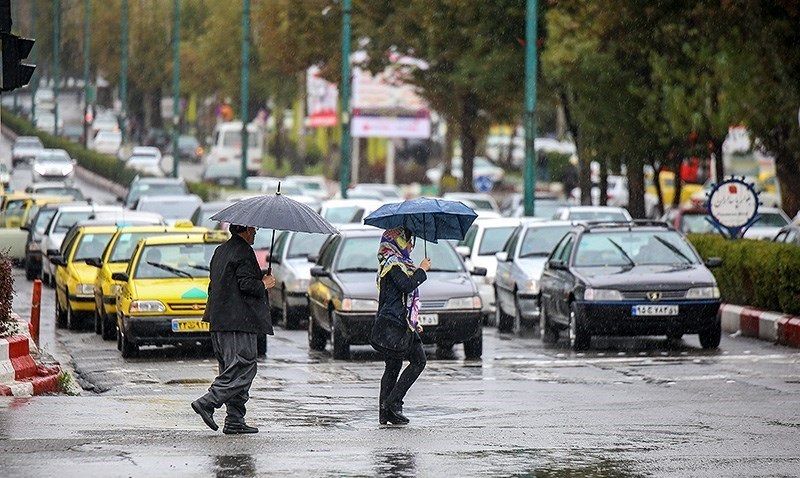 آخرین وضعیت بارش‌های ایران +جدول
