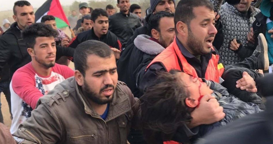 زخمی شدن ۳۳ فلسطینی در تظاهرات بازگشت 