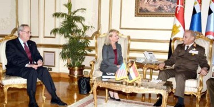 دیدار وزیر امنیت داخلی آمریکا با وزیر دفاع مصر