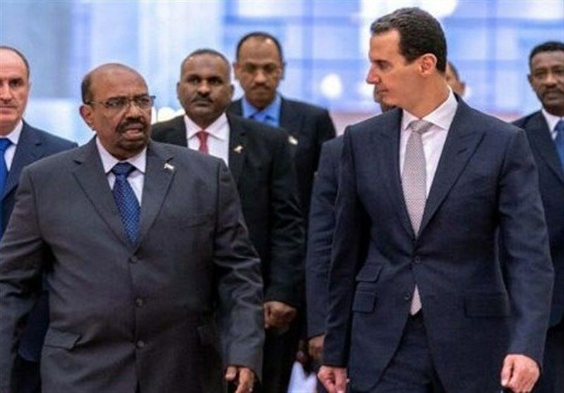 دیدار رئیس جمهور سودان با بشار اسد در سوریه

