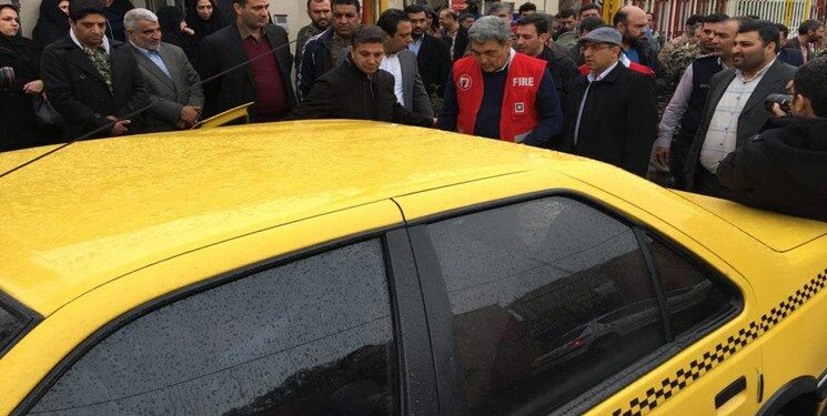 تاکسی سواری شهردار تهران