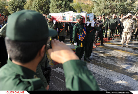 مراسم تشییع و خاکسپاری سردار قدرت‌الله منصوری در ایذه برگزار شد/گزارش تصویری