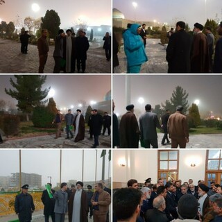 بازدید تولیت آستان قدس از عملیات احداث صحن رضوان درحرم مطهر رضوی