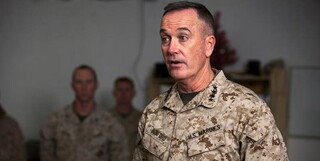 دانفورد: خروج نظامیان آمریکا از افغانستان را رد کرد