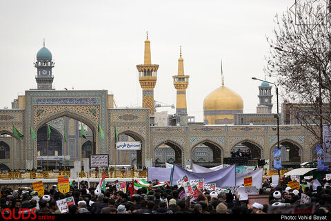 بزرگداشت حماسه 9 دی در مشهد مقدس 