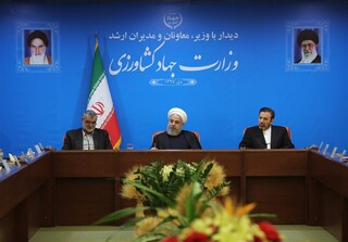 روحانی: تامین امنیت کشاورزی وظیفه‌ دولت است