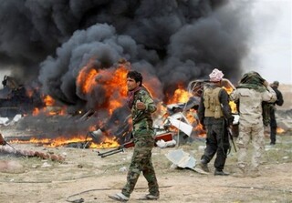  انفجار خودروی بمب‌گذاری شده در تکریت عراق
