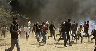  یک شهید و ۲۵ زخمی در تظاهرات بازگشت فلسطین