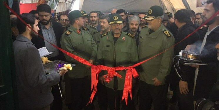 افتتاح نمایشگاه دستاوردهای قرارگاه محرومیت‌زدایی نیروی زمینی سپاه