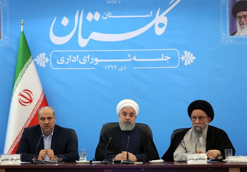 روحانی: نمی‌توانیم ‌فشار و مشکلات اقتصادی را کامل از بین ببریم