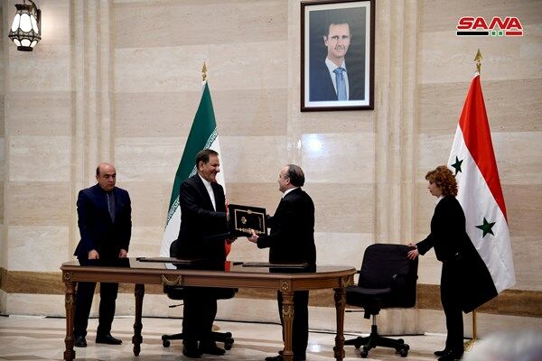 امضای ۱۱ تفاهمنامه همکاری بین سوریه و ایران

