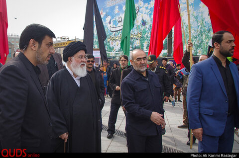 اجتماع عظیم عزاداران فاطمی در مشهد
