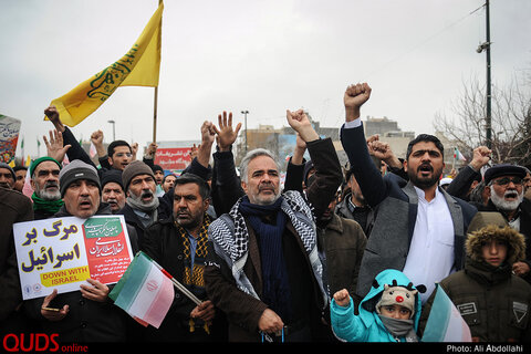 راهپیمایی 22 بهمن در مشهد مقدس