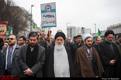 راهپیمایی 22 بهمن در مشهد مقدس