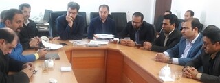 نشست اعضای شورای ترافیک شهرستان بشرویه در محل فرمانداری