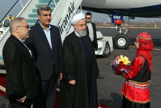 روحانی: افتتاح راه آهن قزوین - رشت، مهمترین پروژه سفر به گیلان است
