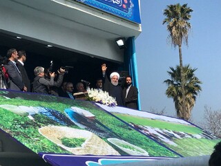 روحانی: ملت ایران امسال از آزمایشات عظیم تاریخی، سربلند بیرون آمدند