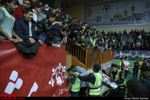 دیدار والیبال تیم های پیام مشهد و شهرداری ورامین