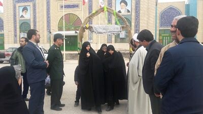 اعزام زائران شهدای کربلای ایران در قالب کاروان "راهیان نور" بشرویه +تصاویر