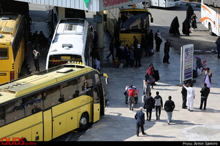 ۱۵ درصد بلیتهای اتوبوس بازگشت از مشهد با سامانه فهرست انتظار به فروش رفت