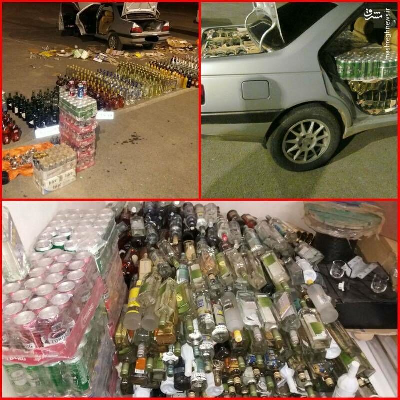 کشف ۲هزار لیتر مشروبات الکلی در قزوین
