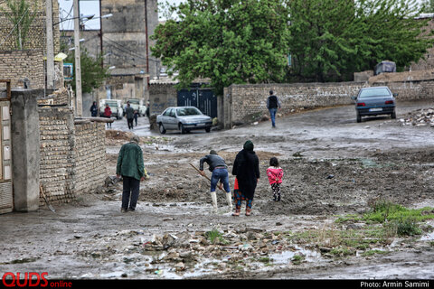 اخطار تخلیه به دلیل وقوع سیل به اهالی اسماعیل آباد مشهد
