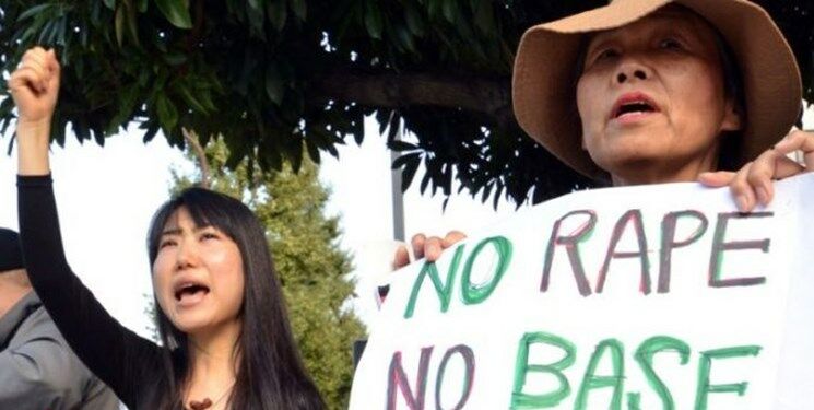 قتل یک زن ژاپنی به دست نظامی آمریکایی در جزیره "اوکیناوا"