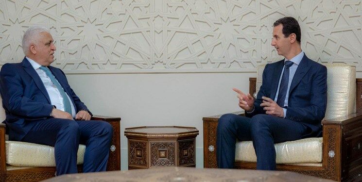 دیدار مشاور امنیت ملی عراق با بشار اسد

