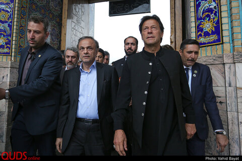 تشرف نخست وزیر پاکستان به حرم مطهر رضوی ودیدار با تولیت آستان قدس