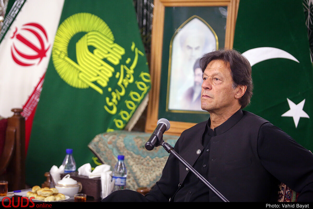 تشرف نخست وزیر پاکستان به حرم مطهر رضوی ودیدار با تولیت آستان قدس