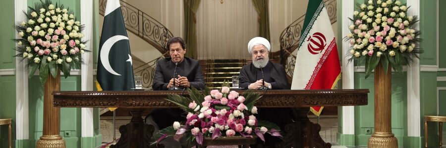 نشست مشترک روحانی با نخست وزیر پاکستان و امضای اسناد 