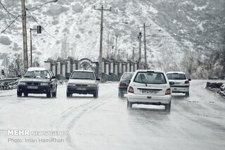 برف و باران کردستان را فرا گرفت