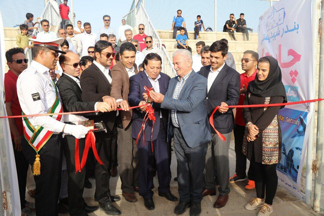افتتاح مدرسه فوتبال شهید بهشتی در بزرگترین بندر اقیانوسی کشور