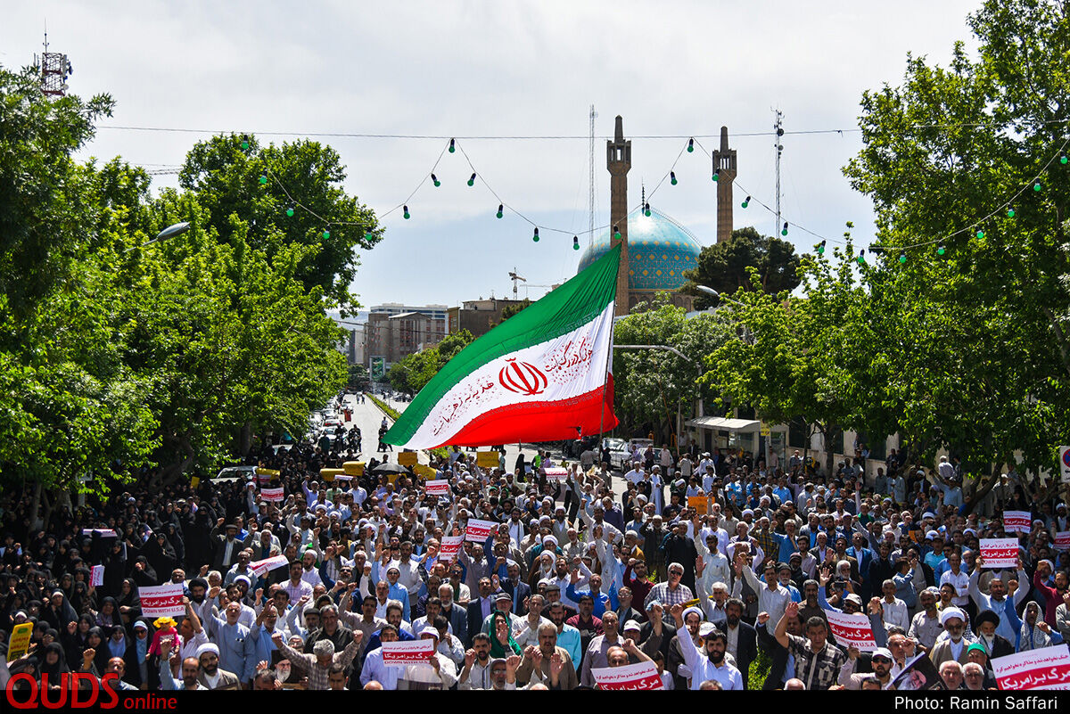  حماسه حضور مردم ایران در محکومیت اغتشاشات