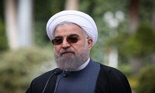 روحانی به جمع راهپیمایان روز جهانی قدس پیوست +عکس