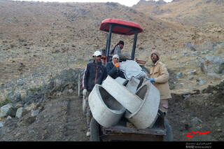 کام مردم «الموت غربی» با سقایی قرارگاه پیشرفت و آبادانی سیراب شد