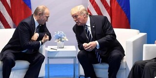 ترامپ و پوتین در حال گفت‌وگو