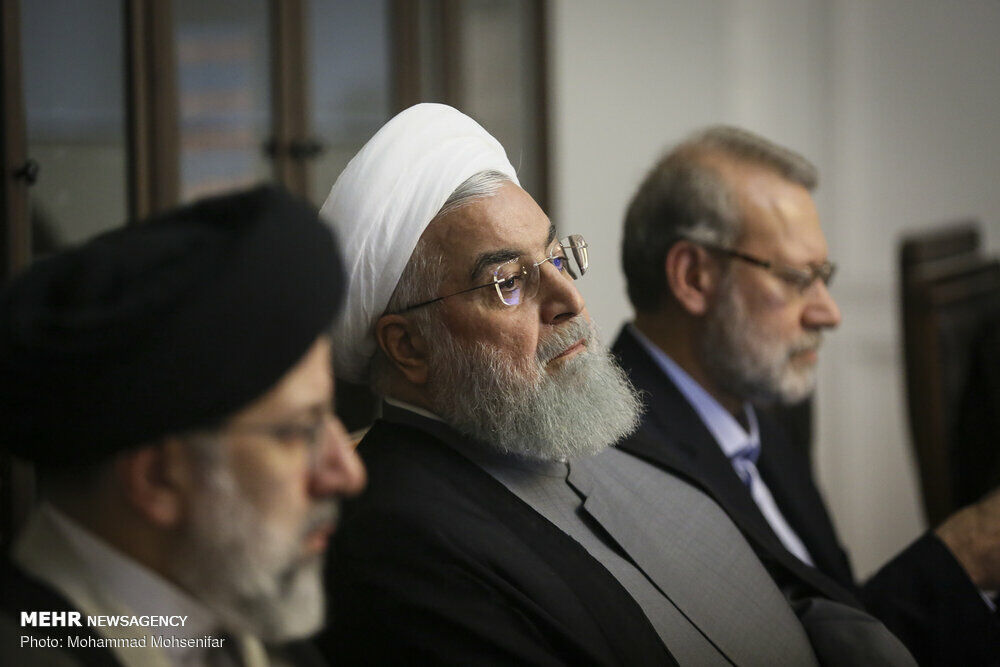 روحانی سرانجام به جلسه شورای عالی انقلاب فرهنگی رفت+عکس