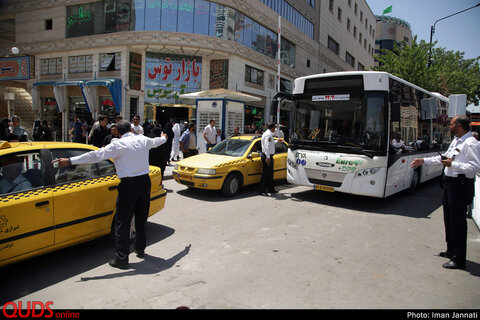 بازگشایی دوربرگردان‌ بست شیخ طوسی حرم مطهر رضوی