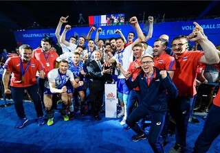 روسیه در خانه آمریکا قهرمان لیگ ملت‌های والیبال شد