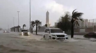 امارات؛ بارش یکسال باران در یک روز!