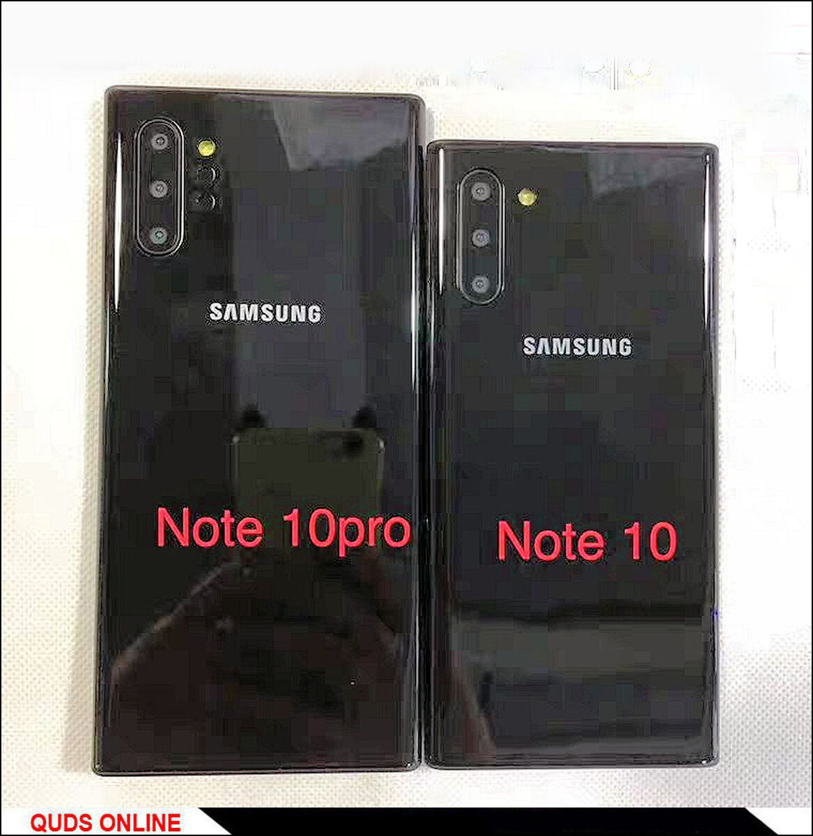 تصاویر جدید واقعی سامسونگ گلکسی "Note 10" و "Note 10 Plus" در چین مشاهده شد