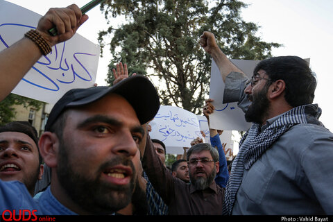 تجمع اعتراضی به کشتار مسلمانان در کشمیر
