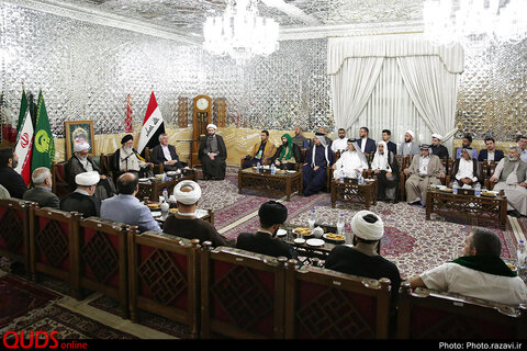 دیدار بزرگان طوایف کشور عراق با تولیت آستان قدس رضوی